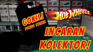 UNBOXING AND REVIEWS HOT WHEELS REGULER IDAMAN KOLEKTOR 2023 plus STIKER KECE