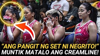 NAHIRAPAN si JEMA dahil sa SET ni KYLE NEGRITO! MUNTIK MATALO ang CREAMLINE sa FARM FRESH!