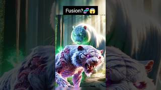 normal🐅tiger+monster tiger Fusion 🧬 amazing edit #viral #shorts