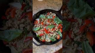 Thai Basil Chicken #recipe #stirfry