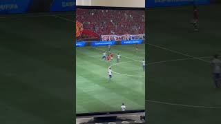 Scoring a screamer, long range shot goal fifa 22 #Fifa22