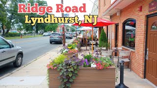 Walking on Ridge Road in Lyndhurst, New Jersey, USA | New Jersey Ave to Rutherford Ave