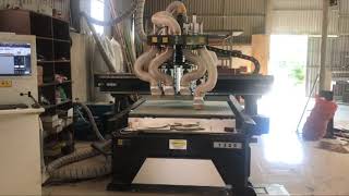 Máy cnc router 4 đầu - Huu Phat Machine