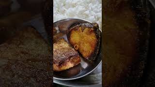 Rohu Fish Fry with Rice #fishfry #rohufish #lunchideas #simple @itakeentertainment