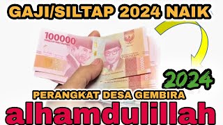 KABAR GEMBIRA!! SILTAP PERANGKAT DESA 2024 NAIK