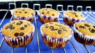 Healthy Chocolate Chip Muffins