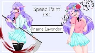 Insane Lavender OC - [Speedpaint]