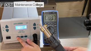 How to set the real temperature of your hot air gun