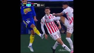 TORNEO DE LA LIGA 2022 BOCA VS UNIÓN PLANCHA DE EXPULSIÓN A SALVIO