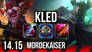 KLED vs MORDEKAISER (TOP) | 69% winrate, 8 solo kills, 17/2/3, Legendary | VN Master | 14.15