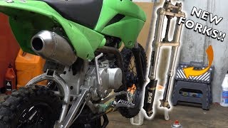 NEW PIT BIKE BUILD GETS A HUGE UPGRADE!!!