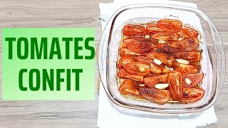 COMO FAZER TOMATE CONFIT | receita rápida e fácil | TOMATE CONFITADO NO FORNO | Daiane Salustriano