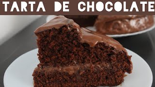 Tarta de chocolate con fudge de la "mama" | Receta muy fácil