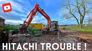 Steep learning curve / hitachi won’t move / DX225 cutting out