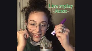 ASMR || live replay