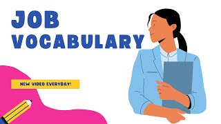 Job Vocabulary - English Vocabulary #englishvocabulary