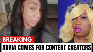 Adria Said That Content Creators Are Not Part of The ELITE - Who is She Talking To?