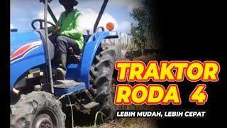 Cara olah lahan pertanian dengan Traktor 🚜