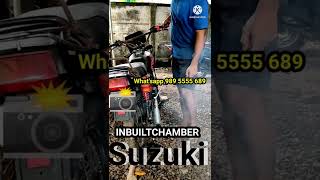 Suzuki inbuiltchamber #suzukishogun #samurai #shaolin5speed #max100 #expansionchamber