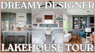 DREAMY LAKEHOUSE HOME TOUR | Classic Cozy Getaway with Cavie Interiors | FHL TOURS 🤍