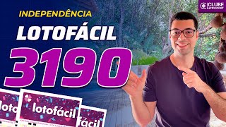 DICAS E ANÁLISES PARA LOTOFACIL 3190! LOTOFACIL DA INDEPENDÊNCIA