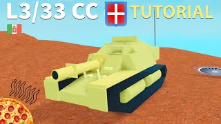 L3/33 CC Tank Tutorial Roblox Plane Crazy!