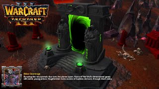 Warcraft III Reforged Beta UndeadCampaign - Illidan close Dark Portal