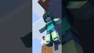 minecraft zombie girl falling #shorts