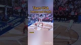 THIS IS UNFAIR! Lebron and Steph play for team USA #olympics