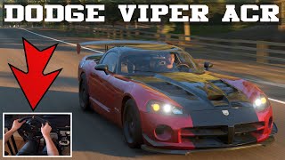 Dodge Viper ACR - Forza Horizon 4 | Steering Wheel + Paddle Shifter Gameplay