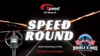 Metal Detecting Speed Round In a Park - 22 Finds in 41 Minutes