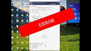 PLCSIM Advance V3 Error and Solution