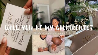 GODPARENT PROPOSAL IDEAS | DIY Godparent proposal boxes