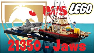 Lego set 21350 - Jaws! ***SPEED BUILD & REVIEW ***