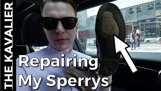 Repair or Replace - 8 Year Old Sperry Boat Shoes Repair Process