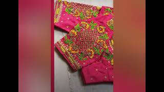 Aariwork blouse models || Latest maggam work blouses designs