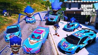 GTA 5 - Stealing SHIN SONIC TAPES CARS in GTA V! (Real Life Cars #272)