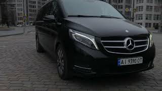 Видеообзор Mercedes V Class. Трансфер такси Европа Украина. Taxi business class. Minibus business