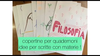 COME FARE DELLE COPERTINE PER QUADERNONI #12 ||#BACKTOSCHOOL