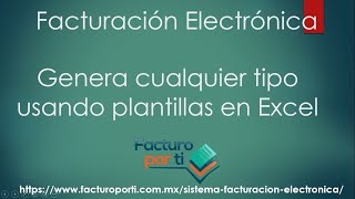 Genera Carta Porte Electrónica usando plantillas de Excel