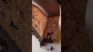 Chocolate mousse cake only | #food #shorts #chocolate #mousse