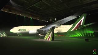 Alitalia presentazione nuovo Airbus A330 I-EJGA