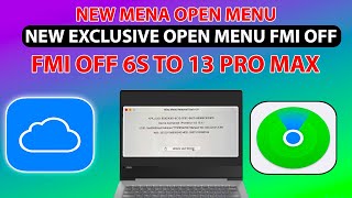 👀😱NEW Mina Open Menu FMI OFF Tool EXCLUSIVE FIRST VIDEO | Turn Off Find My iPhone/iPad 6S-13 PRO Max