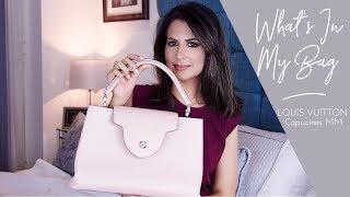 WHAT'S IN MY BAG | LV Capucines MM Review | JASMINA PURI