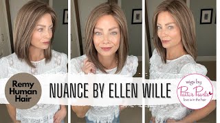 NUANCE by Ellen Wille - REMY HUMAN HAIR! in Nougat Mix - WigsByPattisPearls.com