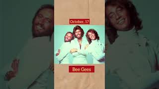 Bee Gees - Calendar of Voice and Singers / October, 17