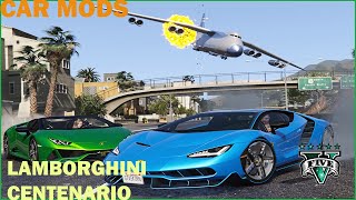 Lamborghini Centenario in GTA V car mods (killing people gameplay)