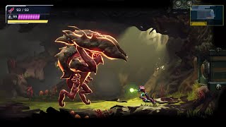 Metroid Dread - Golzuna fight (Ghavoran boss)