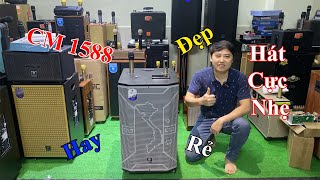 4 Tấc nghe phê quá, có REVERB | Loa kéo CM 1588