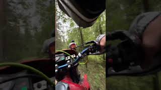 Длинные ноги спасают )#мото #enduro #snoskoles #bike